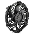 thumbnail image 4 of BOXI 10" Universal Electric Radiator Cooling Slim Fan 12V with Mounting Kit (Heavy Duty Wide Curved - 6 S Blades, 10 Inch Pull Fan Black), 4 of 7