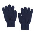 thumbnail image 5 of AWZXDE Mens Gloves Solid Color Winter Thickened Knitted Outdoor Warm Screen Snowman Embroidered, 5 of 5