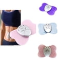 thumbnail image 2 of Low Frequency Pulse Electric Massager Abdominal Muscle Trainer Butterfly Massage Stickers, Blue, 2 of 9