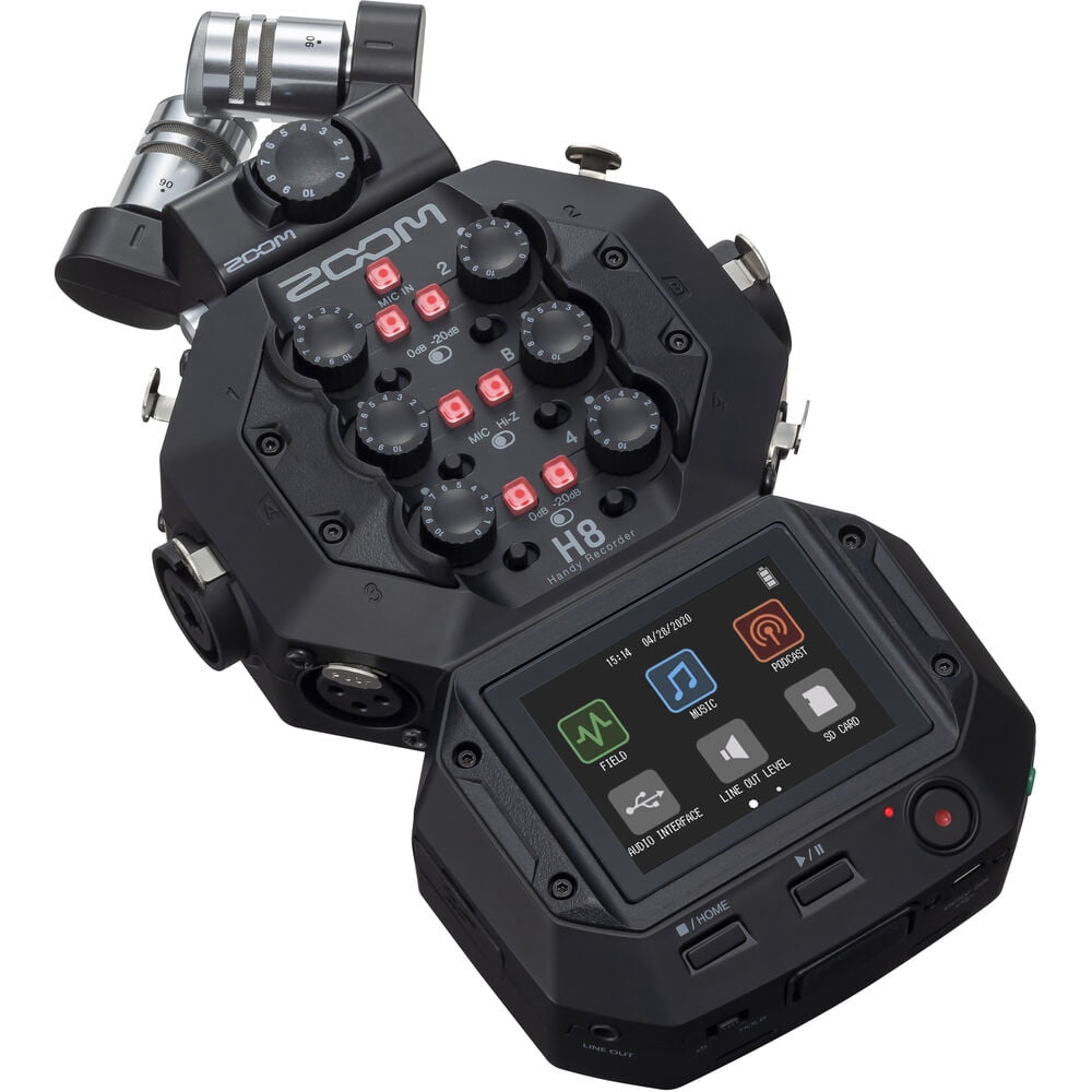 Zoom H8 12-Track Portable Recorder Pro Bundle
