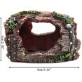 thumbnail image 4 of Adorno para pecera de resina no tóxica, decoración de paisajismo de cueva de barril roto, 4 of 5