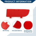 thumbnail image 4 of Reflector de parachoques Unique Bargains No.6398260440 para Mercedes-Benz Vito Viano W639 2003-2014 Rojo 1 Pcs Trasero Izquierdo, 4 of 7