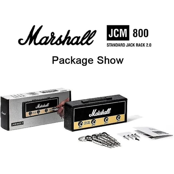 Marshall Porte-clés Jack Rack 2.0 Jcm800 Porte-clés Guitare Amplificateur  de Guitare Porte-clés Crochet Mural Homeware (Couleur : Keyholder Set  Black) 