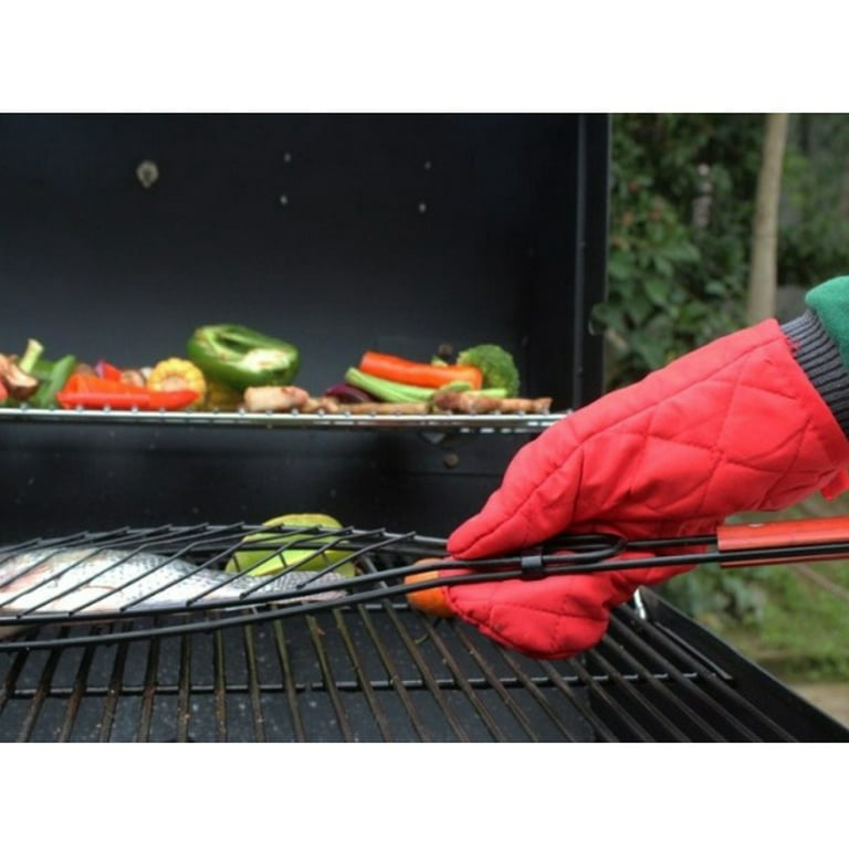 OZERO Oven Mitts Men BBQ Gloves: 932°F Heat Resistan Gloves - Grill Gloves  for Kitchen Cooking Pot Holders