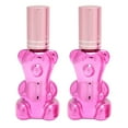 thumbnail image 1 of Oubit Flacon de Parfum en Forme d'Ours, 2 Pcs Flacon de Parfum Vide Rechargeable en Verre Transparent Design de Classe Mondiale, 1 of 9