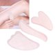 thumbnail image 3 of Piedra de cuarzo masajeador natural para rascar rosas rodillo de cuarzo rosa piedra Gua Sha para aliviar el estrés y tensar la piel ANGGREK Otros, 3 of 8