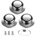 thumbnail image 1 of SHAR Pan Lid Handle Replacement - Set of 3 | Bakelite Lid Knobs for Cookware and Pot Lids, 1 of 5