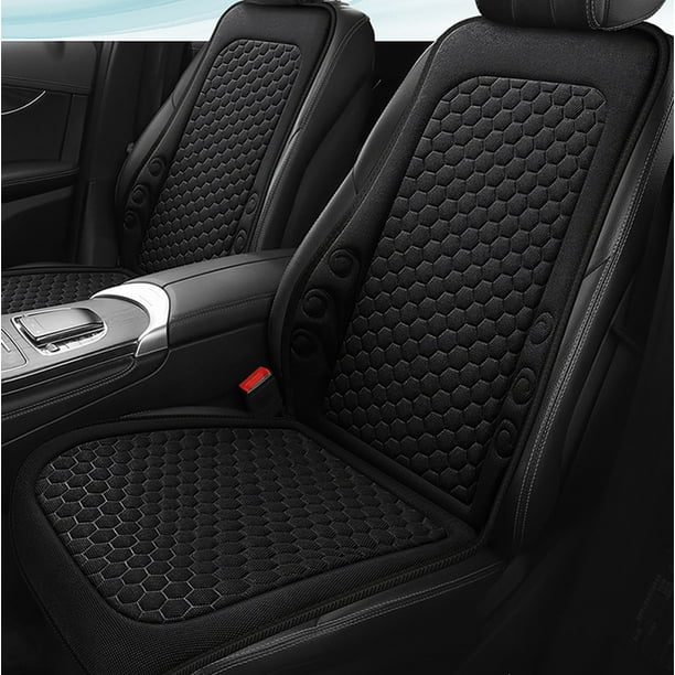 Cojín para asiento de coche con ventilación y respaldo, cómodo y fresco para verano, ideal para diversas situaciones y para todas las estaciones. Fundas de esponja para asientos.