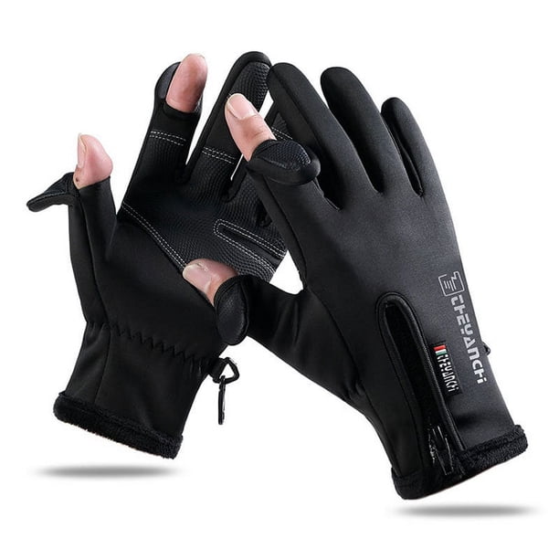 Guantes de ciclismo para hombres y mujeres, para exteriores, a prueba de viento, impermeables, con pantalla táctil, para mujer, deportes de invierno, cálidos guantes de esquí de polar
