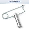 thumbnail image 5 of Uxcell 4-Pack Brooch Shape Cotter Safety Pin, M3.2x80mm Spring Steel Pins Quick Lock Brooch Fastener Heavy Retainer Clips, 5 of 7