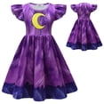 thumbnail image 3 of Girls Sleeping Cat Dress with Bag Animal Cosplay Dress Up Outfits for 3-9Y, 3 of 7