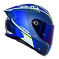thumbnail image 1 of Casco Para Moto Talla S Hawk Titan B7 Azul Mate Axxis, 1 of 3