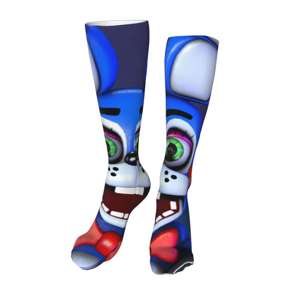 Saiise Five Nights At Freddy'S Funny Socks Men Women Boys Kids Adults Novelty Graphic 20in stockings Crazy Design Casual Dress Socks for Sports,Running,Travel