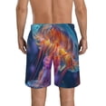 thumbnail image 3 of JRXY Anime Jellyfish Summer Boardshorts Men's Beach Shorts Pajama Bottom Pants with Drawstring & Pockets S, 3 of 7