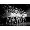 thumbnail image 2 of Anonymous 18x15 White Modern Wood Framed Museum Art Print Titled - Swan Lake ballet, 2 of 4