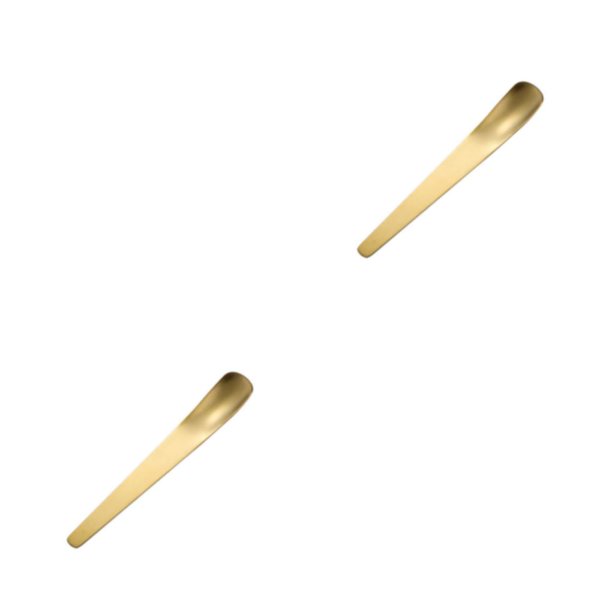 Cuchara de postre Moyic Cuchara de helado de Acero inoxidable Oro 2piezas