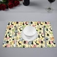 thumbnail image 2 of EREHome Ensemble de 6 Napperons Bonhomme de Neige Pin Assiette Support 12x18 Pouces, 2 of 5
