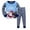 Light Blue, variant on lnmuld 2 Piece Boys Pajamas Christmas Toddler Boys Pajamas Santa Clause Cotton Kids Pj's Long Sleeve Sleepwear Clothes Set Xmas Outfits Kids Pajamas Size:6-7 Years