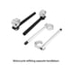 thumbnail image 2 of Speravity 1 par de manillares de motocicleta, manillar de motocicleta ajustable, reemplazo de barra, tubo de montar de aleación de aluminio extraíble, Accesorios para motos Plata Speravity VI017331-02B, 2 of 6