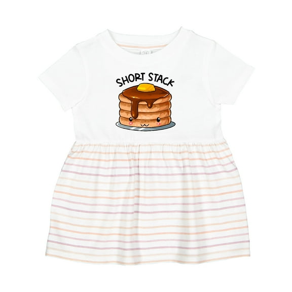 Inktastic Short Stack Cute Pancake Breakfast Girls Baby Dress