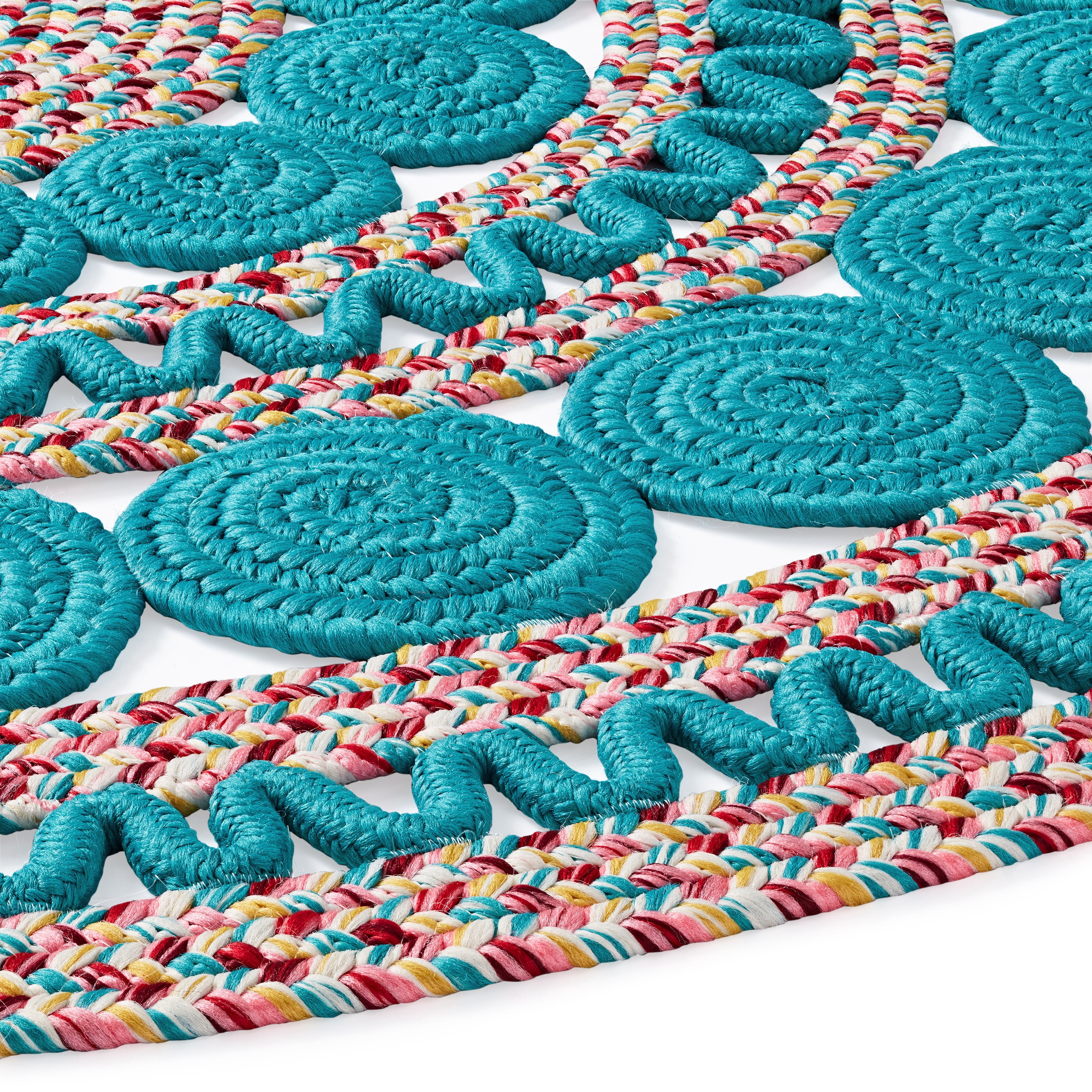 The Pioneer Woman Braided Floral Round Rug, 48"