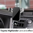 thumbnail image 2 of Soporte para teléfono de coche LUNQIN para Toyota Highlander 2014-2019, 2 of 6
