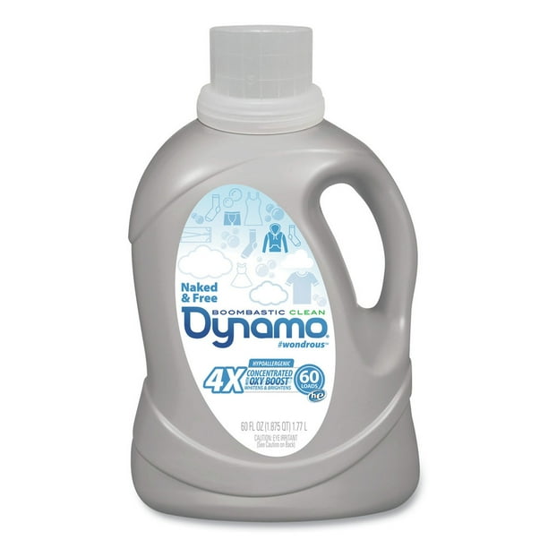 Dynamo DYNMO23 Naked and Free 60 oz., 60 Loads, 4X Laundry Detergent