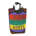 thumbnail image 6 of DouZhe 50L Rectangular Laundry Basket, Black History Month Banner Prints Waterproof Foldable Laundry Hamper with Aluminum Handles, 6 of 6