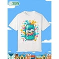 thumbnail image 2 of My Little Soda Pop Girls' K-Pop Graphic T-Shirt - Vibrant Korean anime Design With Soda Pop & Confetti Print, Soft Breathable Fabric, Short Sleeve Casual Top For Casual attire, all-Season Comfort, Pl, 2 of 8