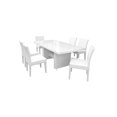 thumbnail image 2 of Table de Salle à Manger Patio Rectangulaire Monaco avec 6 Chaises Sans Bras, 2 of 2