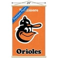 thumbnail image 3 of MLB Baltimore Orioles - Retro Logo Wall Poster with Wooden Magnetic Frame, 22.375" x 34", 3 of 3