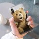 thumbnail image 3 of Funda de teléfono Ted Bear para iphone 13 11 12 pro XS MAX 8 7 6 6S Plus X 5S SE 2020 XR, 3 of 5