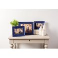 thumbnail image 4 of AmPm Home Traditions Rustic Farmhouse Distressed 5x7 Wooden Picture Frame for Wall Hanging or Desk Use-Navy, 4 of 8