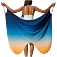 thumbnail image 2 of Yourumao Spaghetti Strap Dress for Women Gradient Wrap Dresses Butterfly Beach Cover Up Lightweight Bathing Suits Cover Ups Evening Beach Cover Up, 2 of 9