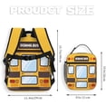 thumbnail image 2 of School bus Backpack With Lunch bag Set, Funny Bookbag With Lunch Box for Elementary Middle School, Large Travel Laptop Backpacks, Durable Lightweight School Bags, 2 of 9