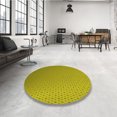 thumbnail image 3 of Ahgly Company Indoor Rectangle Patterned Dark Yellow Green Area Rugs, 2' x 4', 3 of 6