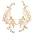 thumbnail image 1 of 2pcs DIY Clothing Patches Embroidered Applique Embroidery Clothes Iron On Patch, 1 of 8