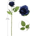 thumbnail image 3 of Artificial Rose Flower Blush Flowers Pink Roses Silk Flowers pcs with Long Stem Silk Roses Bouquet for Wedding Bridal Shower Party Home Decoration, 3 of 5