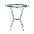 thumbnail image 4 of Armen Living Naomi and Lorin 5PC Stainless Steel Counter Dining Set in Silver, 4 of 6