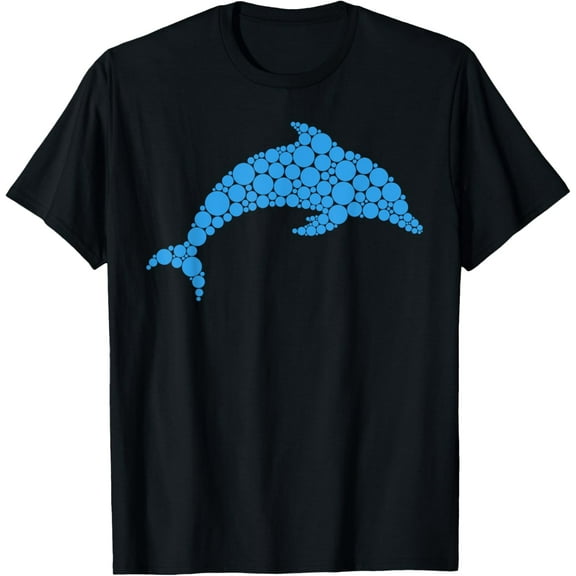 Funny Dolphin Lovers Polka Dot Happy Dot Day Girls Boys Kids T-Shirt