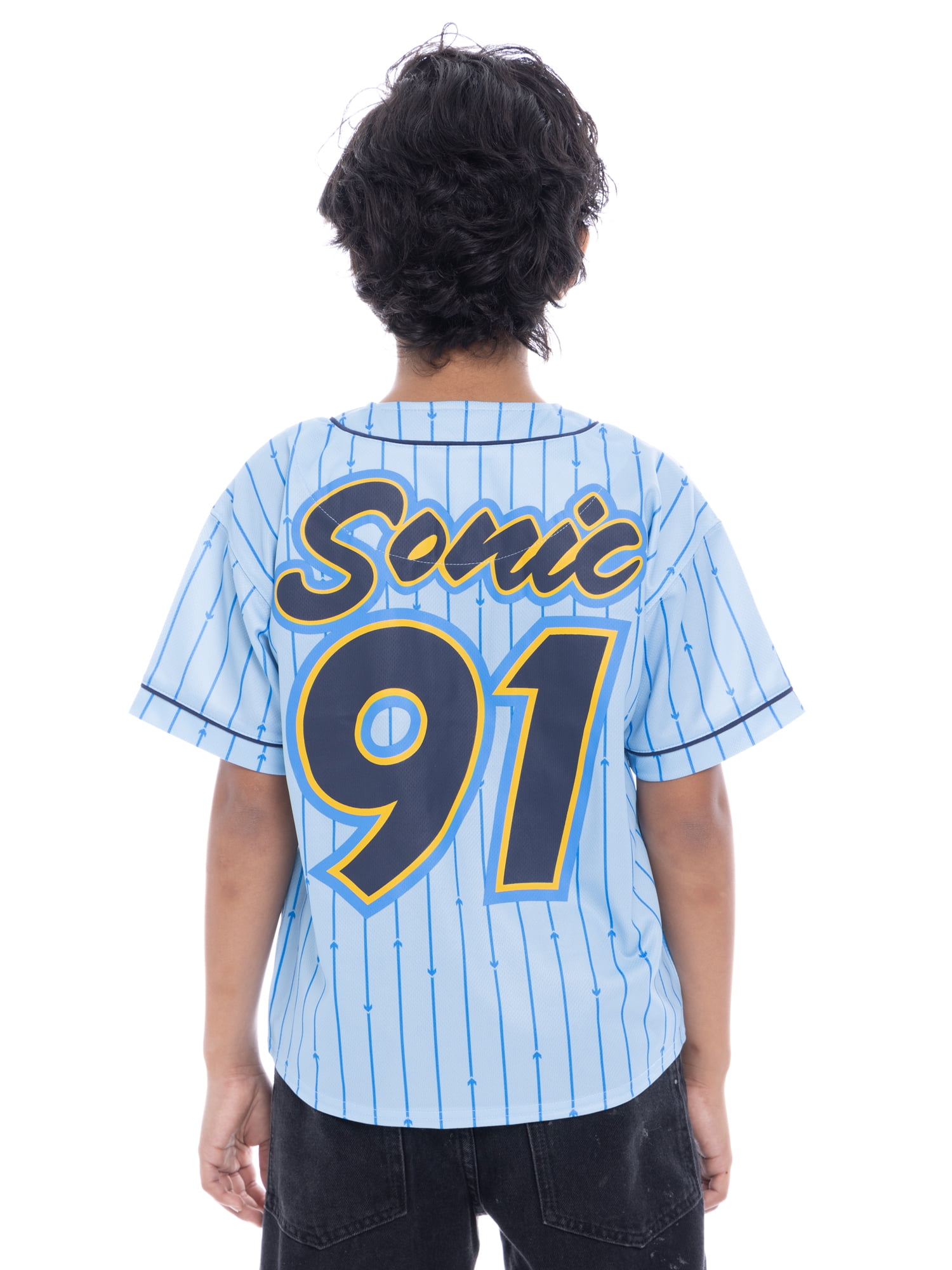 Sonic the Hedgehog Boys Character Graphic Baseball Jersey, Sizes 4-18