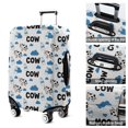 thumbnail image 5 of White Cow Milk Cloud Pattern Luggage Cover Fashion Suitcase Cover Baggage Covers Fit 25-28 Inch Luggage (Go Travel), 5 of 5