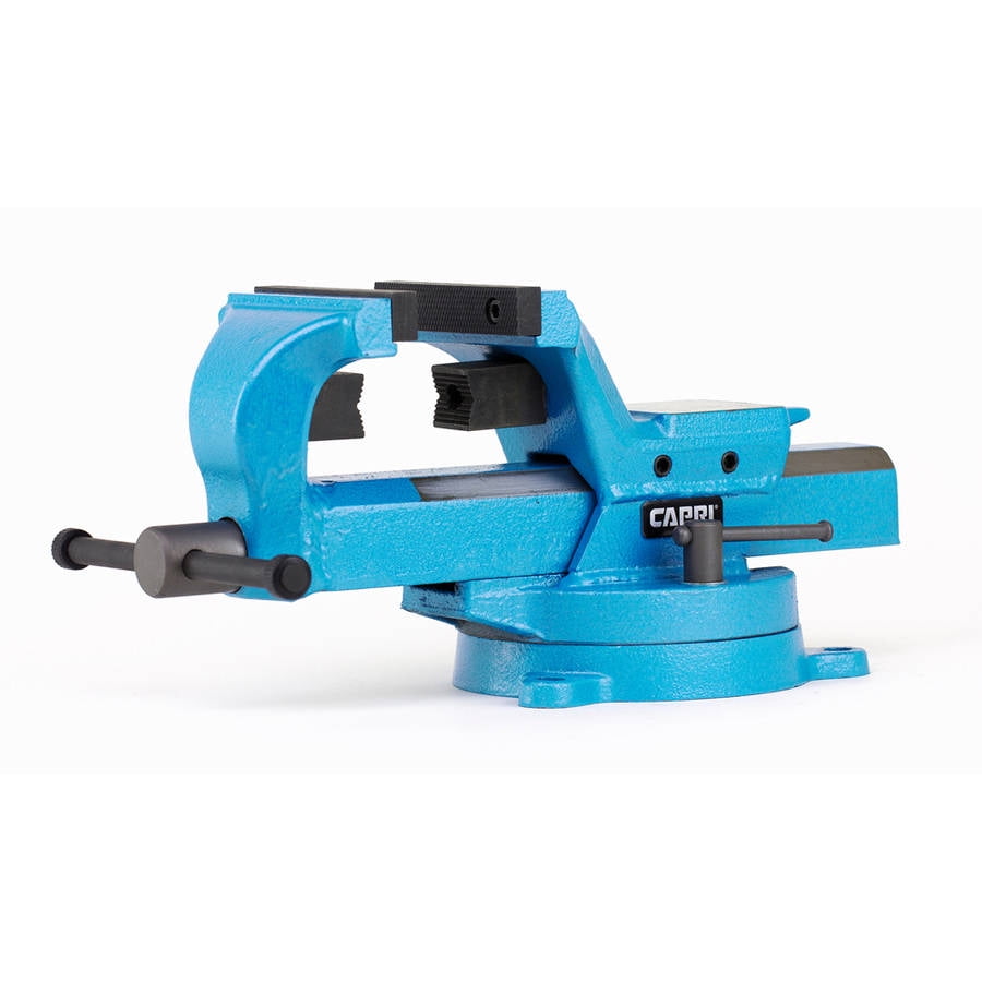 Capri Tools 4" Bench Vise With 360° Rotation Forged Steel 