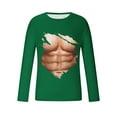 thumbnail image 5 of Qingpeng Long Sleeve Tee Shirts for Men Funny T-Shirt with 3D Print, 5 of 5