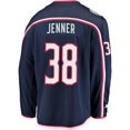 thumbnail image 2 of Boone Jenner Columbus Blue Jackets NHL Fanatics Breakaway Home Jersey, Large, 2 of 2