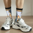 thumbnail image 6 of Masiiu Bluey Pattern Adult Crew Socks, Breathable Color-Block Mid-Calf Socks, Comfortable for Daily Wear and Sports, 6 of 6