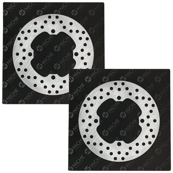 Niche Front Brake Rotor Set for Yamaha Grizzly 660 5KM-2582T-10-00 ATV 519-CRT2321R