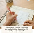 thumbnail image 2 of uniball Zento Liquid Gel Ink Retractable Pens, Medium Point (0.7mm), Boho Barrels, Black Ink, Dozen, 2 of 7