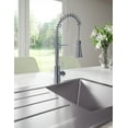 thumbnail image 3 of Design House 593863 Spencer Modern Single Handle Chef Kitchen Faucet, Satin Nickel, 3 of 17