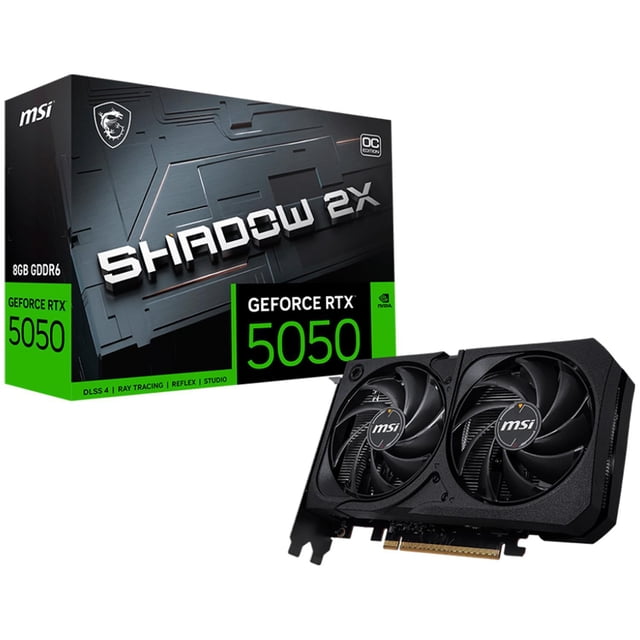 Tarjeta de Video MSI GeForce RTX 5050 8G SHADOW 2X OC GDDR6